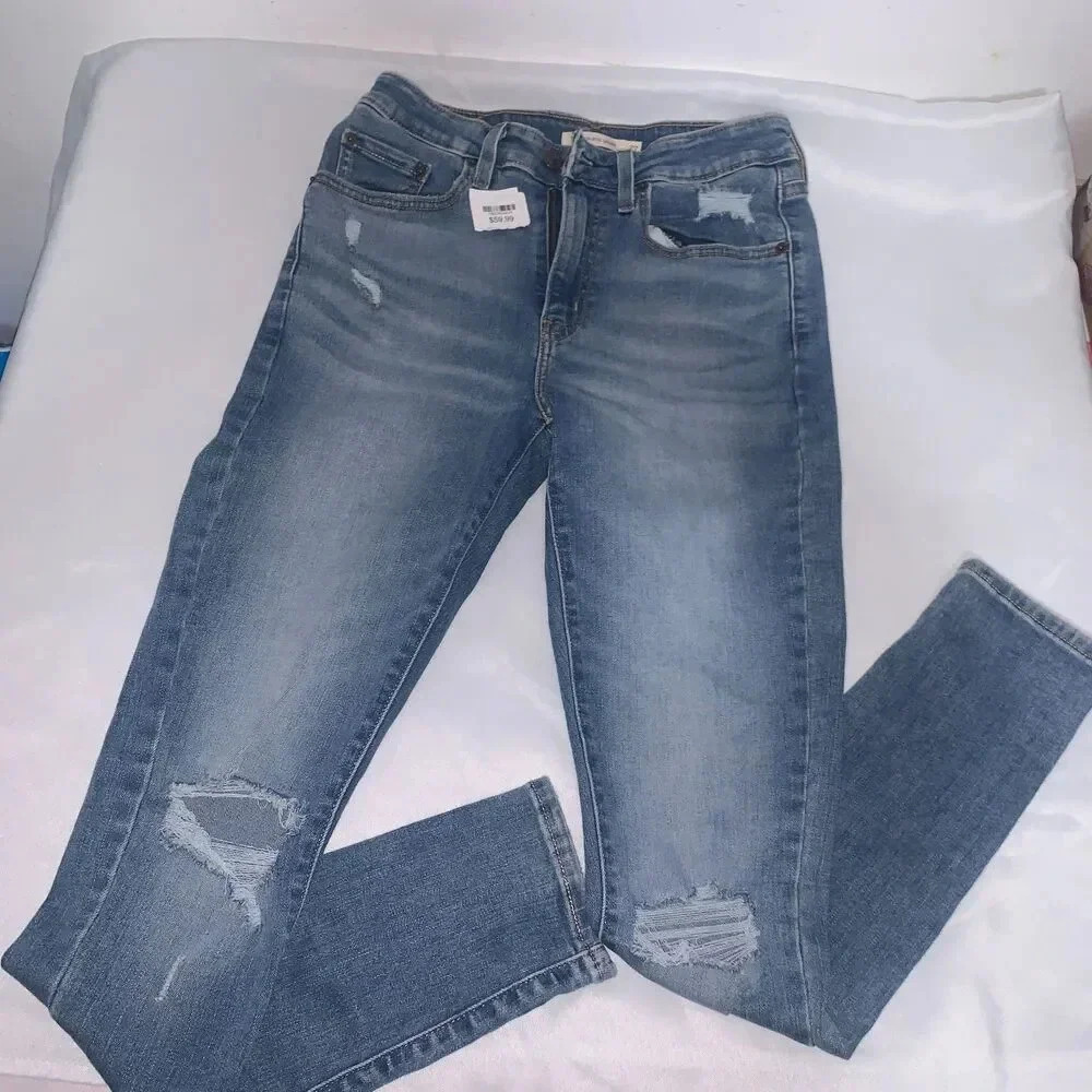 721 HIGH RISE SKINNY levi's  WOMEN'S JEANS, size 27 supersoft stretch